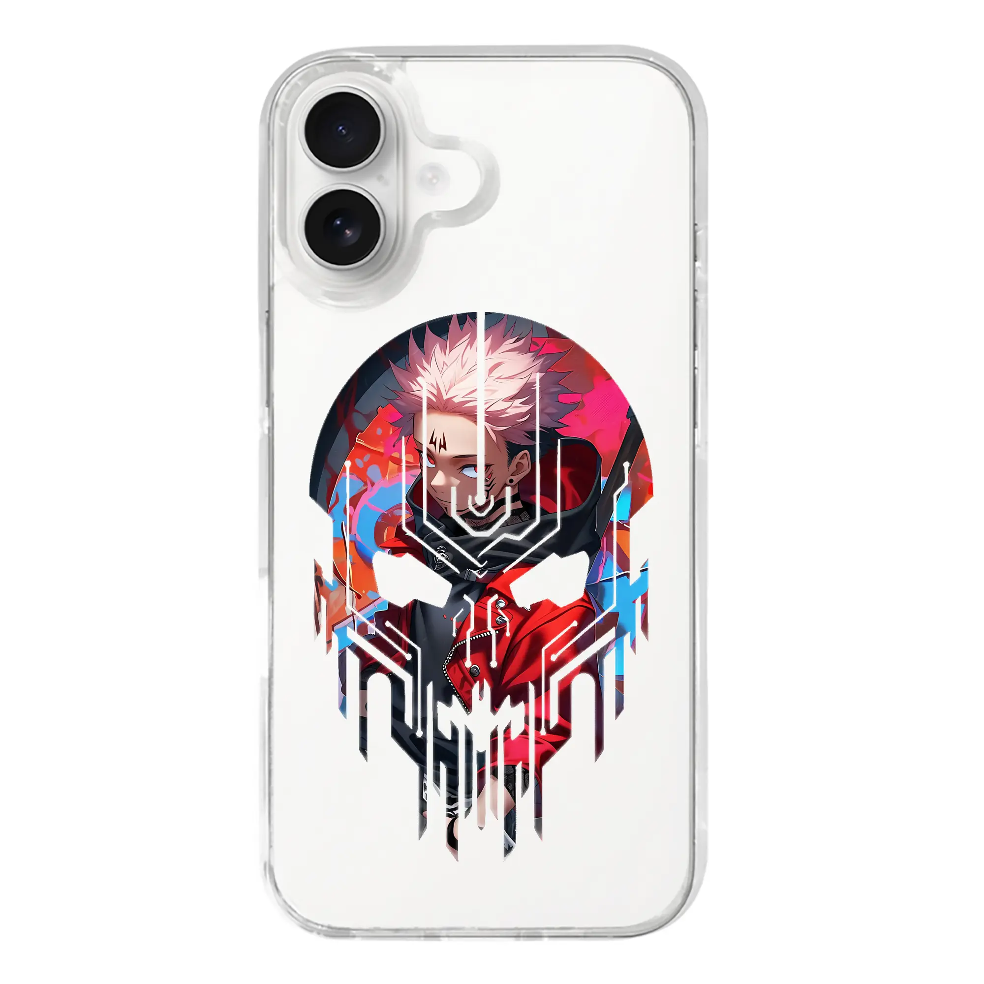 呪術廻戦 グッズ,虎杖 悠仁 - iPhone 17シリーズ 透明スマホケース – 薄型・耐衝撃・精密フィット保護カバー